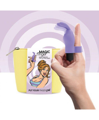 FeelzToys - Magic Finger Vibrator Paars Fioletowy