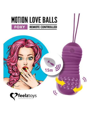 FeelzToys - Op afstand bestuurbare liefdesballen Foxy