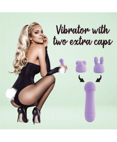 FeelzToys - Mister Bunny Massage Vibrator met 2 Dopjes Paars