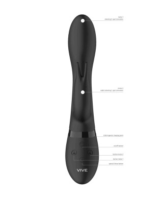 Wibrator-Zosia - Classic G-Spot Rabbit - Black