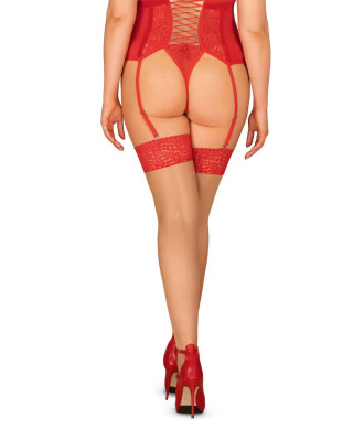 Pończochy do pasa obsessive blossmina 6xl7xl sex