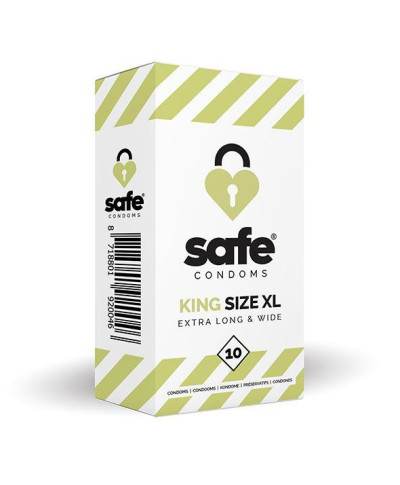 SAFE - Condooms King Size XL Extra Lang Wijd 10 stuks