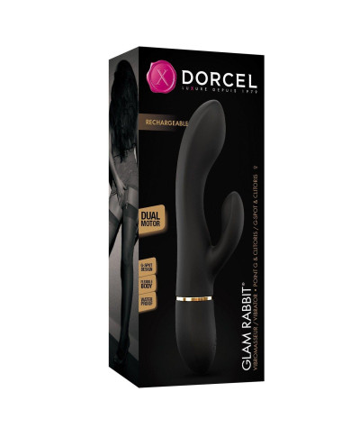 Wibrator króliczek dorcel glam rabbit 21cm 10 tryb