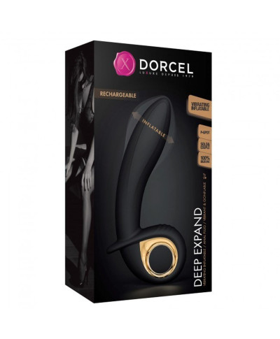 Pompowany wibrator dorcel deep expand 16cm 10 tryb