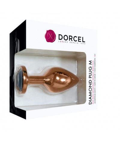 Ozdobny korek analny metal dorcel diamond plug 8cm