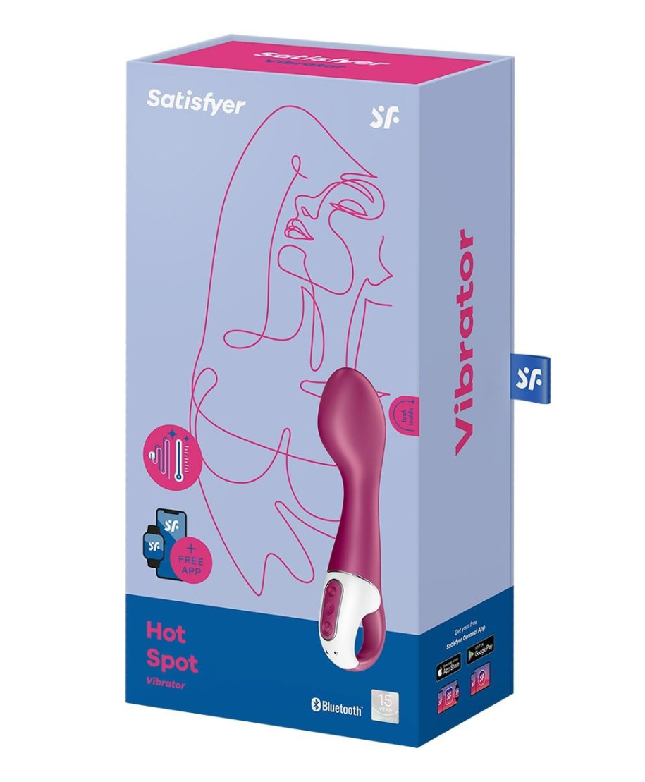 Wibrator do punktu g ogrzewany satisfyer hot spot