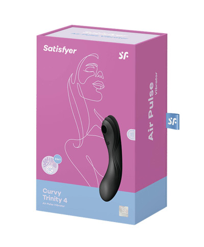 Wibrator masażer ssący satisfyer curvy trinity 4