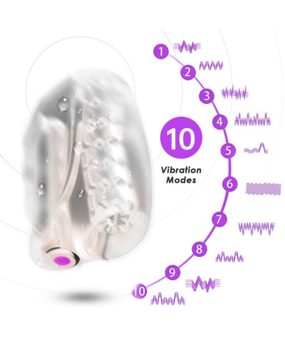 Masturbator wibrujący męski sex masażer 10 trybów