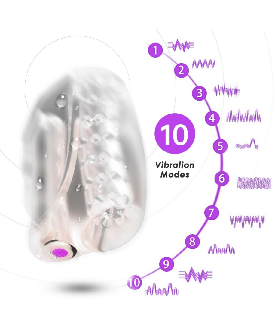 Masturbator wibrujący męski sex masażer 10 trybów