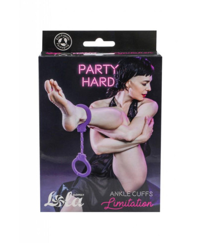 Kajdanki-Silicone Leggings Party Hard Limitation Purple