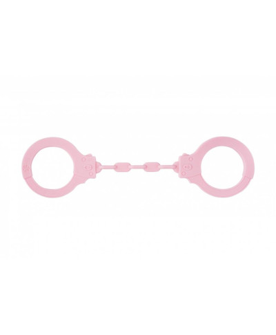 Kajdanki-Silicone Handcuffs Party Hard Suppression Pink