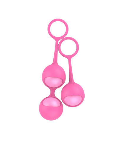 Kulki-Funballs Allison-Duo Kegel Balls Slicone Pink