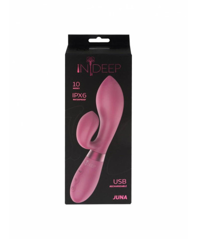 Wibrator-Rechargeable Vibrator Indeep Juna Magenta