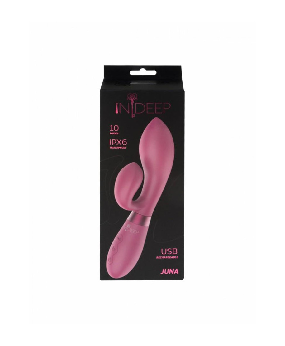 Wibrator-Rechargeable Vibrator Indeep Juna Magenta