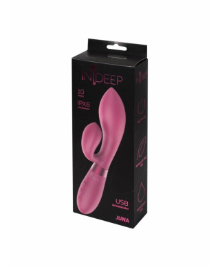 Wibrator-Rechargeable Vibrator Indeep Juna Magenta