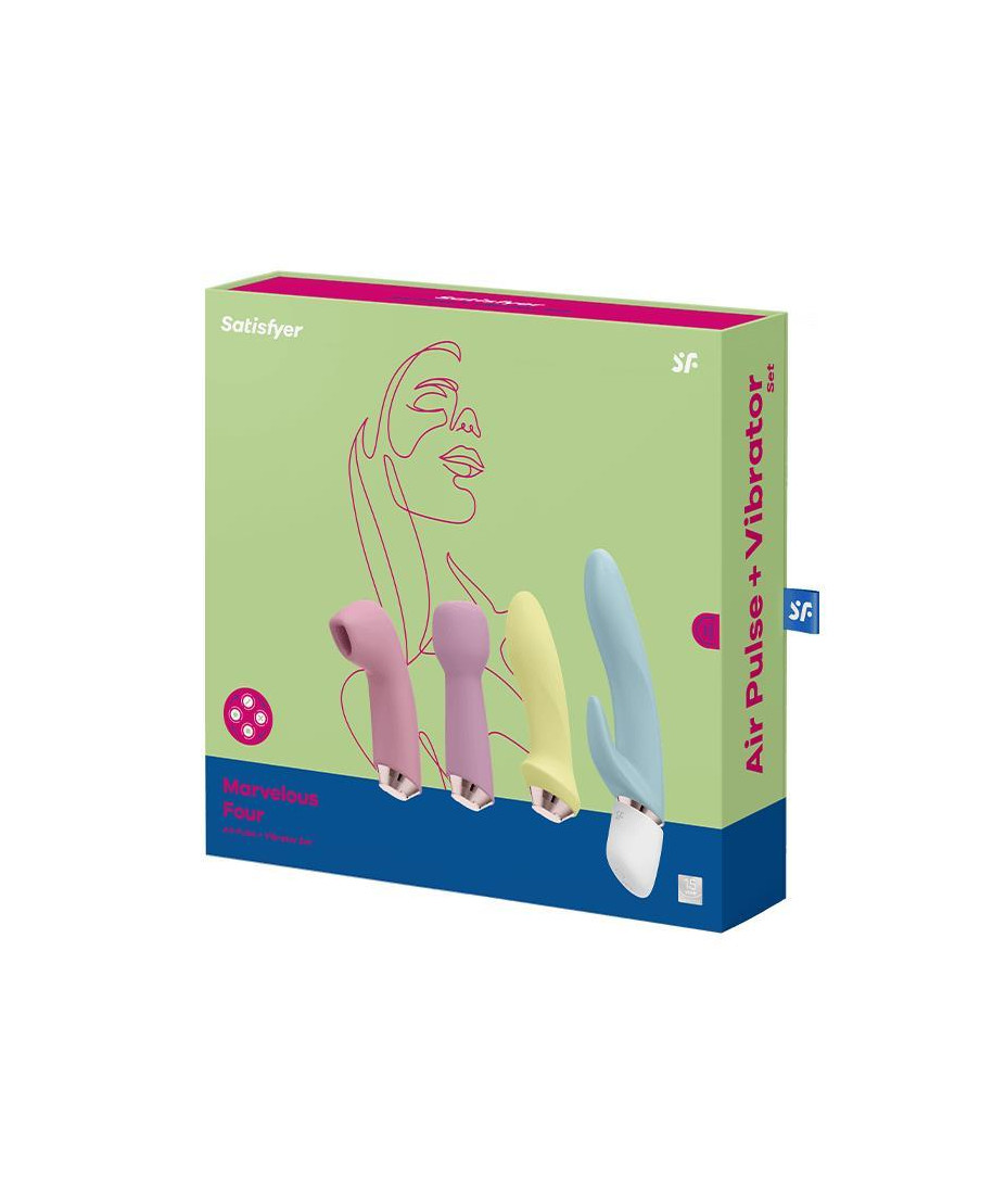 Zestaw 4 wibrator masażer satisfyer marvelous four