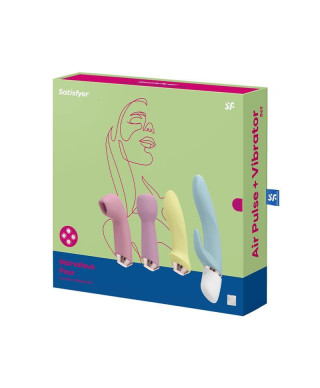 Zestaw 4 wibrator masażer satisfyer marvelous four