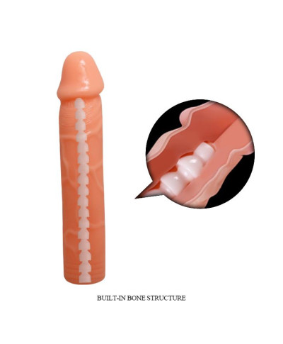 Dildo elastyczne giętkie realistyczny wygląd 19 cm