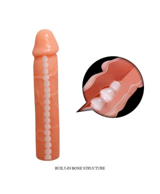 Dildo elastyczne giętkie realistyczny wygląd 19 cm