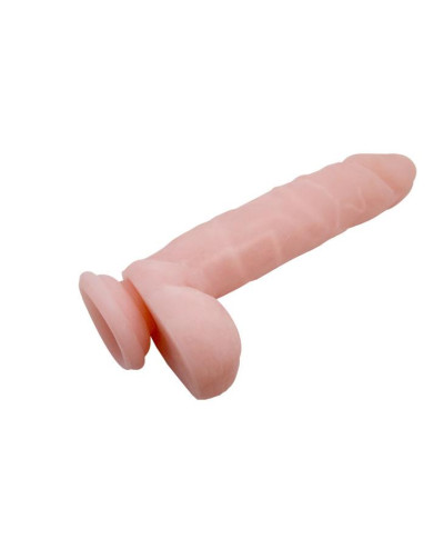 Realistyczne żylaste dildo z przyssawką 21 cm