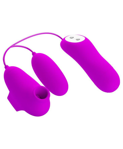 PRETTY LOVE - SUCTION VIBRO-BULLETS 12 vibration functions 12 sucking functions