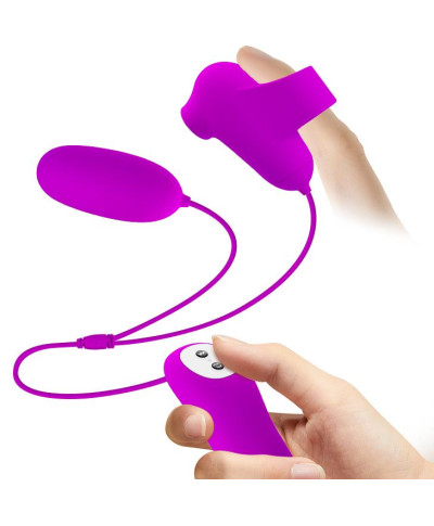 PRETTY LOVE - SUCTION VIBRO-BULLETS 12 vibration functions 12 sucking functions