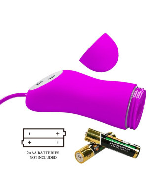 PRETTY LOVE - SUCTION VIBRO-BULLETS 12 vibration functions 12 sucking functions