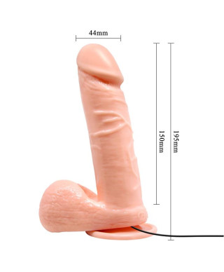 BAILE - REALISTIC MALE COCK AND TIGHT ASS Vibration Suction base