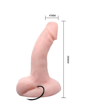 Realistyczne silikonowe dildo z wibracjami penis