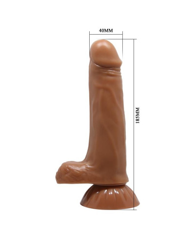 Miękkie realistyczne dildo z wibracjami 185 cm