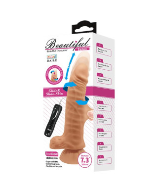 Miękkie realistyczne dildo z wibracjami 185 cm