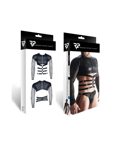 męski t-shirt black S
