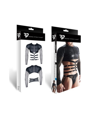 męski t-shirt black S