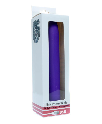 Ultra Power Bullet USB 10 functions Matte Purple