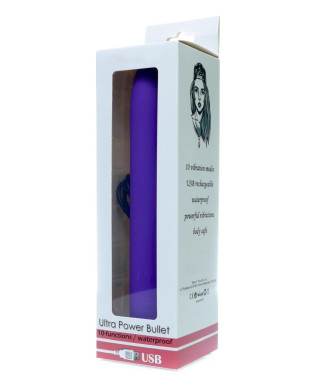 Ultra Power Bullet USB 10 functions Matte Purple