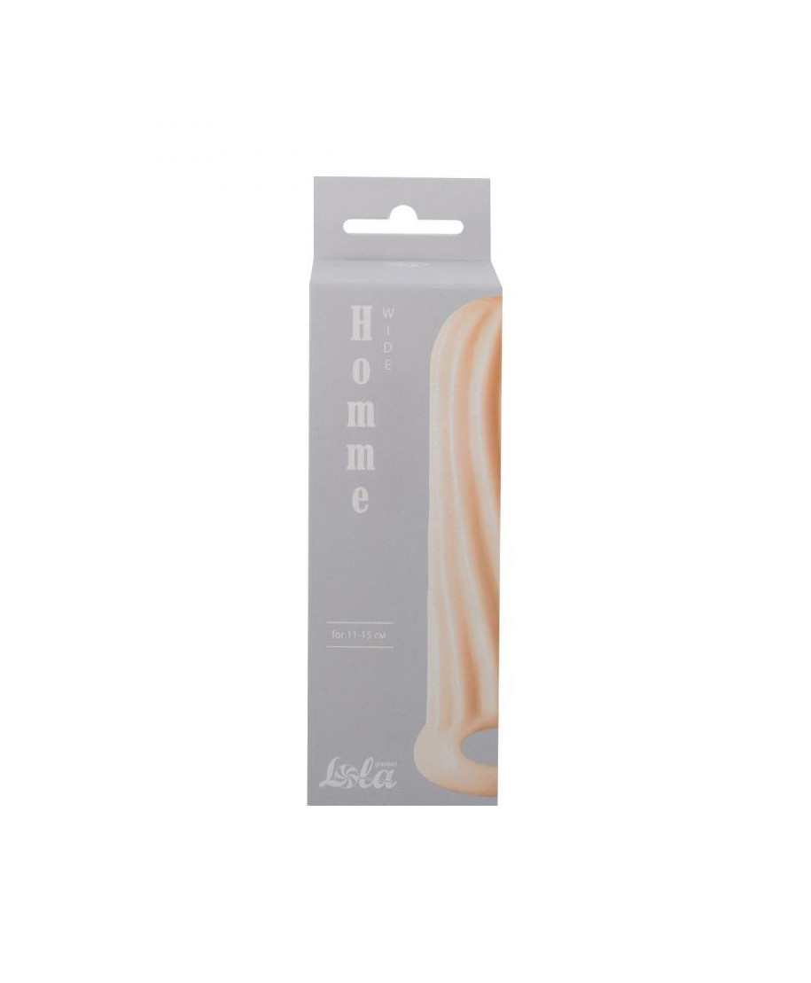 Penis sleeve Homme Wide Flesh for 11-15cm