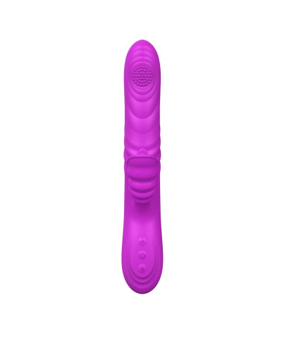 Wibrator-Angelia USB 3 functions of thrusting 20 vibrations Purple