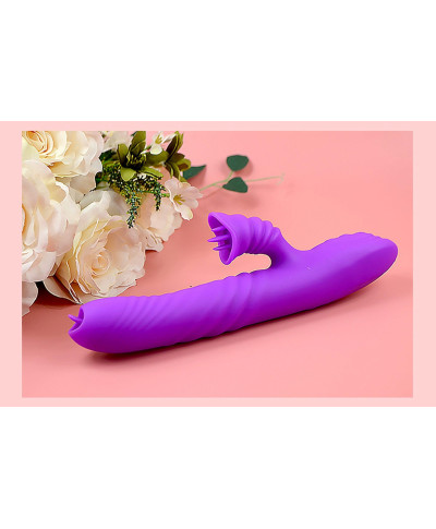 Wibrator-Angelia USB 3 functions of thrusting 20 vibrations Purple