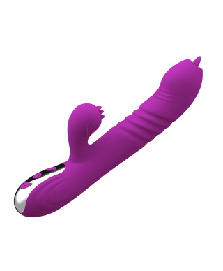 Wibrator-Fairy USB 3 functions of thrusting 20 vibrations -Purple