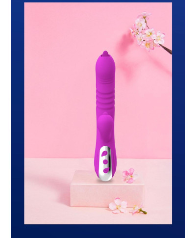 Wibrator-Fairy USB 3 functions of thrusting 20 vibrations -Purple