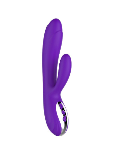 Wibrator-Joker Heating Double Vibrating Massage Stick -Purple