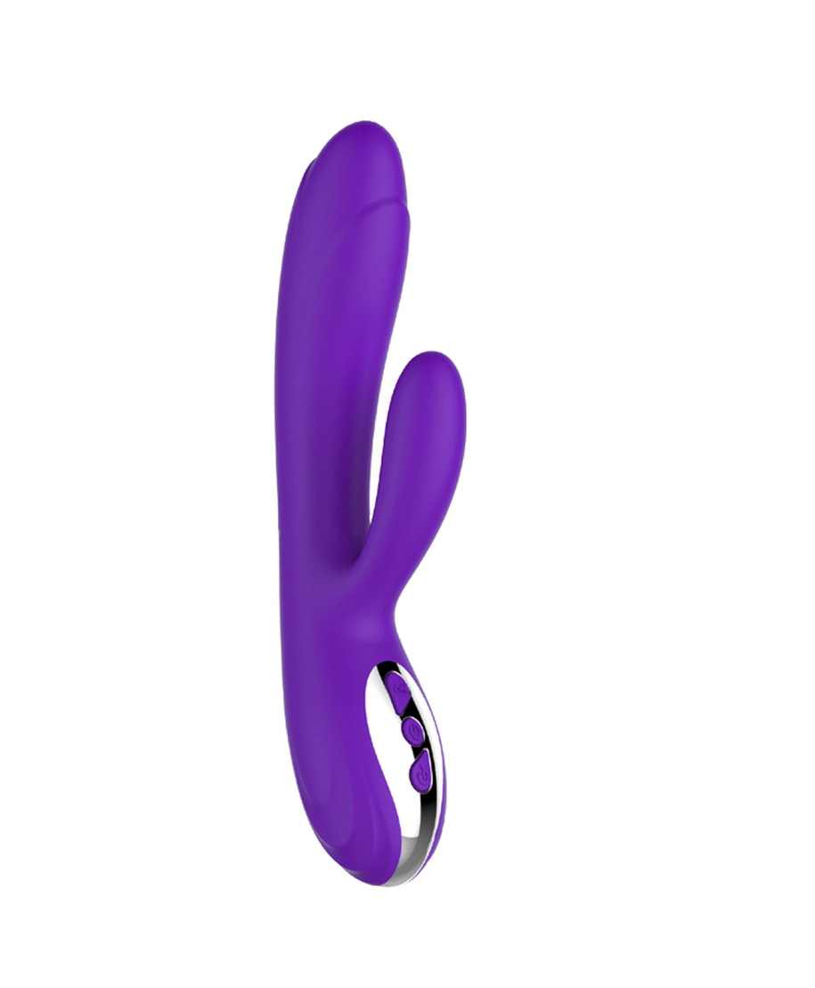 Wibrator-Joker Heating Double Vibrating Massage Stick -Purple