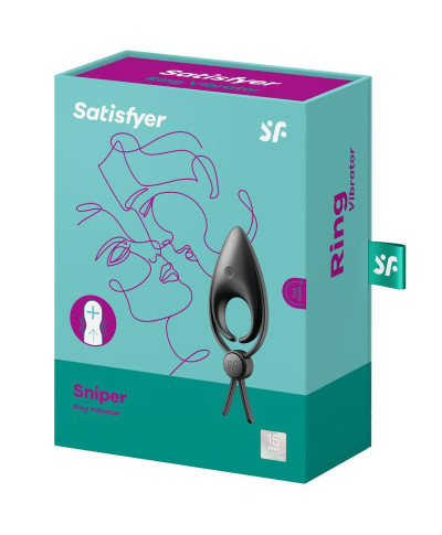 Pierścień na penisa erekcyjny Satisfyer Sniper