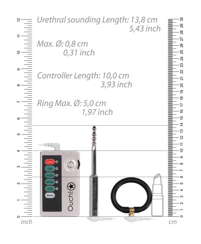 E-stim Urethral Sounding Set - Small - Silver