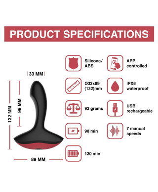 Masażer prostaty Solstice App Prostate Vibrator