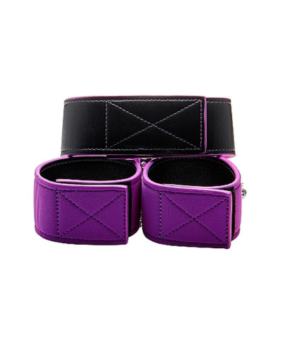 Reversible Collar and Wrist Cuffs - Purple