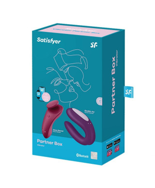 Zestaw wibrator masażer satisfyer partner box 1