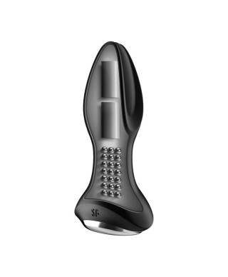 Plug-Vibrator Rotation Plug 2 Connect App Black