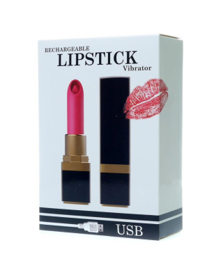 Stymulator-Lipstick Vibrator USB 10 functions