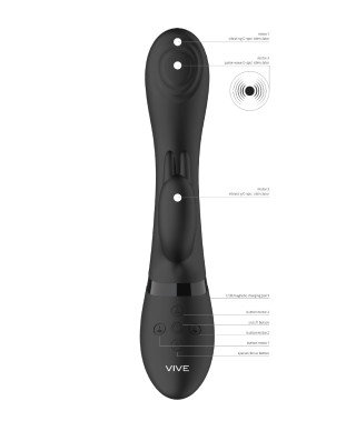 Wibrator - Pulse G-spot Rabbit - Black